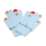 Christmas Theme Pattern Smart Touch Winter Gloves - Madeline Love - Flyclothing LLC