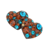 Crystal Pave Full Heart Stud Earrings - Madeline Love - Flyclothing LLC