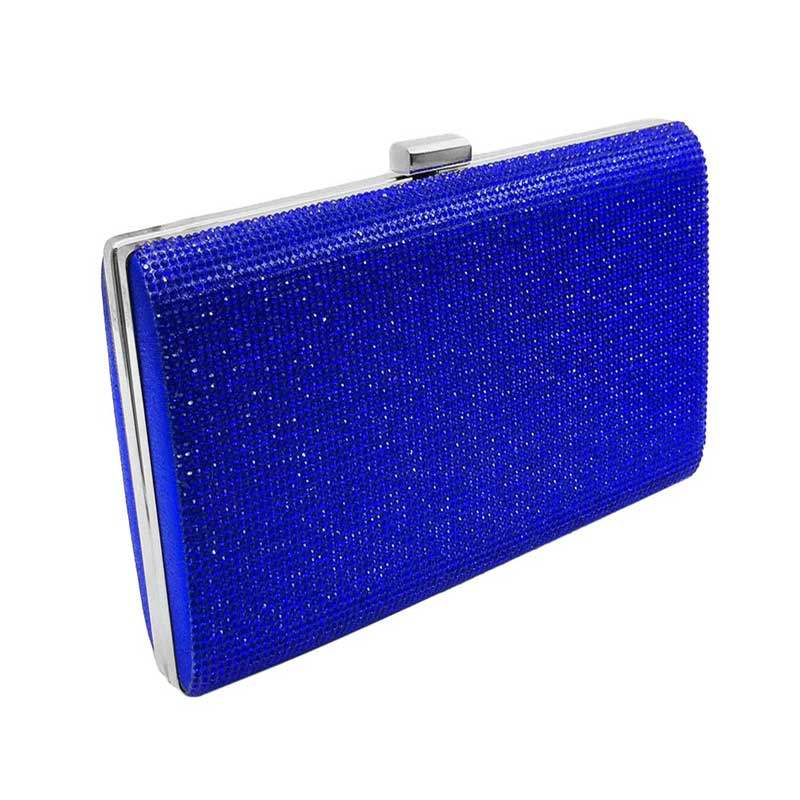 Crystal Shimmery Evening Clutch Bag - Madeline Love - Flyclothing LLC