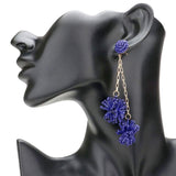 Dropped Beaded Double Ball Dangle Earrings - Madeline Love - Flyclothing LLC
