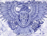 Black Market Art Company Blue Eagle Print