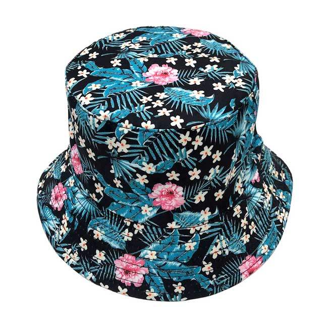 Flower Leaf Reversible Bucket Hat - Madeline Love - Flyclothing LLC