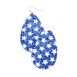 Glitter Star Teardrop Earrings - Madeline Love - Flyclothing LLC
