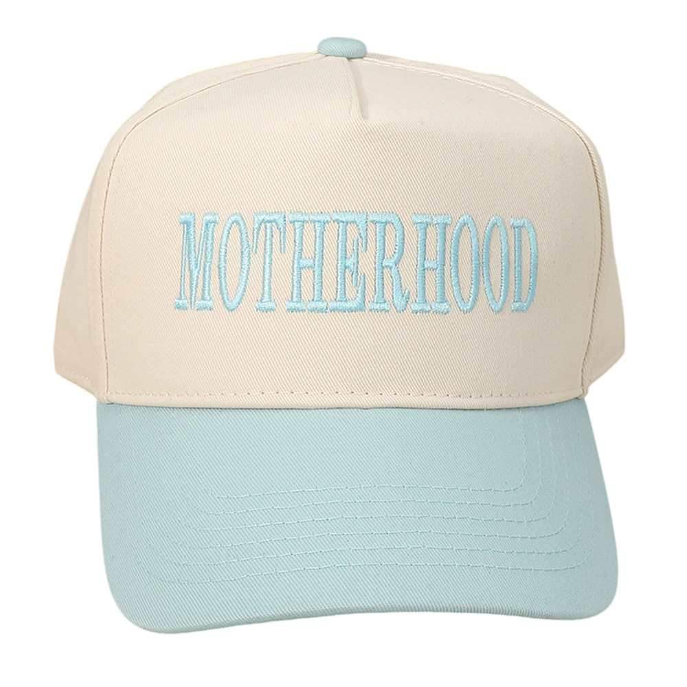 MOTHERHOOD Message Embroidered Baseball Cap - Madeline Love - Flyclothing LLC