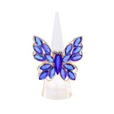 Marquise Stone Cluster Butterfly Stretch Ring - Madeline Love - Flyclothing LLC