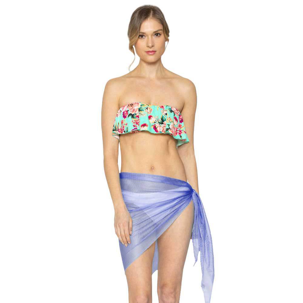 Mesh Net Triangular Sarong Scarf - Madeline Love - Flyclothing LLC