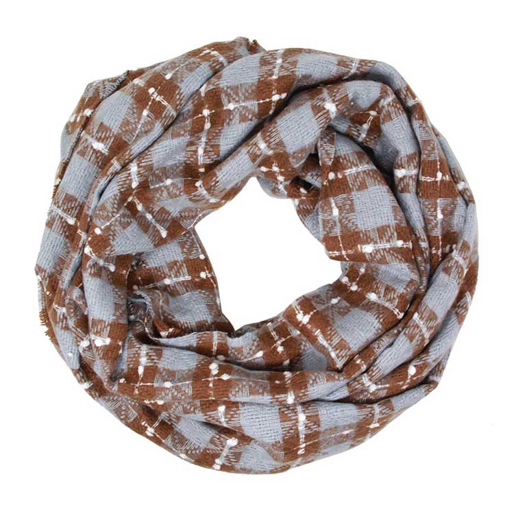 Plaid Check Infinity Super Soft Scarf - Madeline Love - Flyclothing LLC