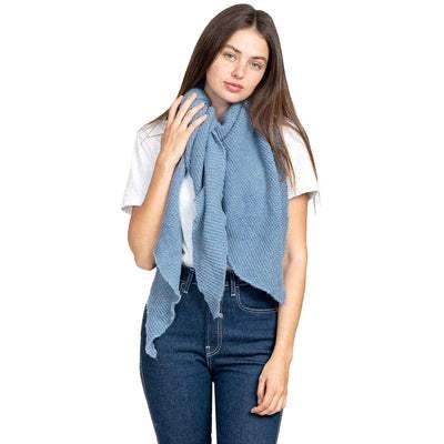 Plain Solid Triangle Scarf Shawl - Madeline Love - Flyclothing LLC