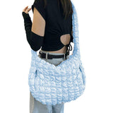 Quilted Puffer Shoulder Crossbody Bag Cloud Bag - Madeline Love - Flyclothing LLC