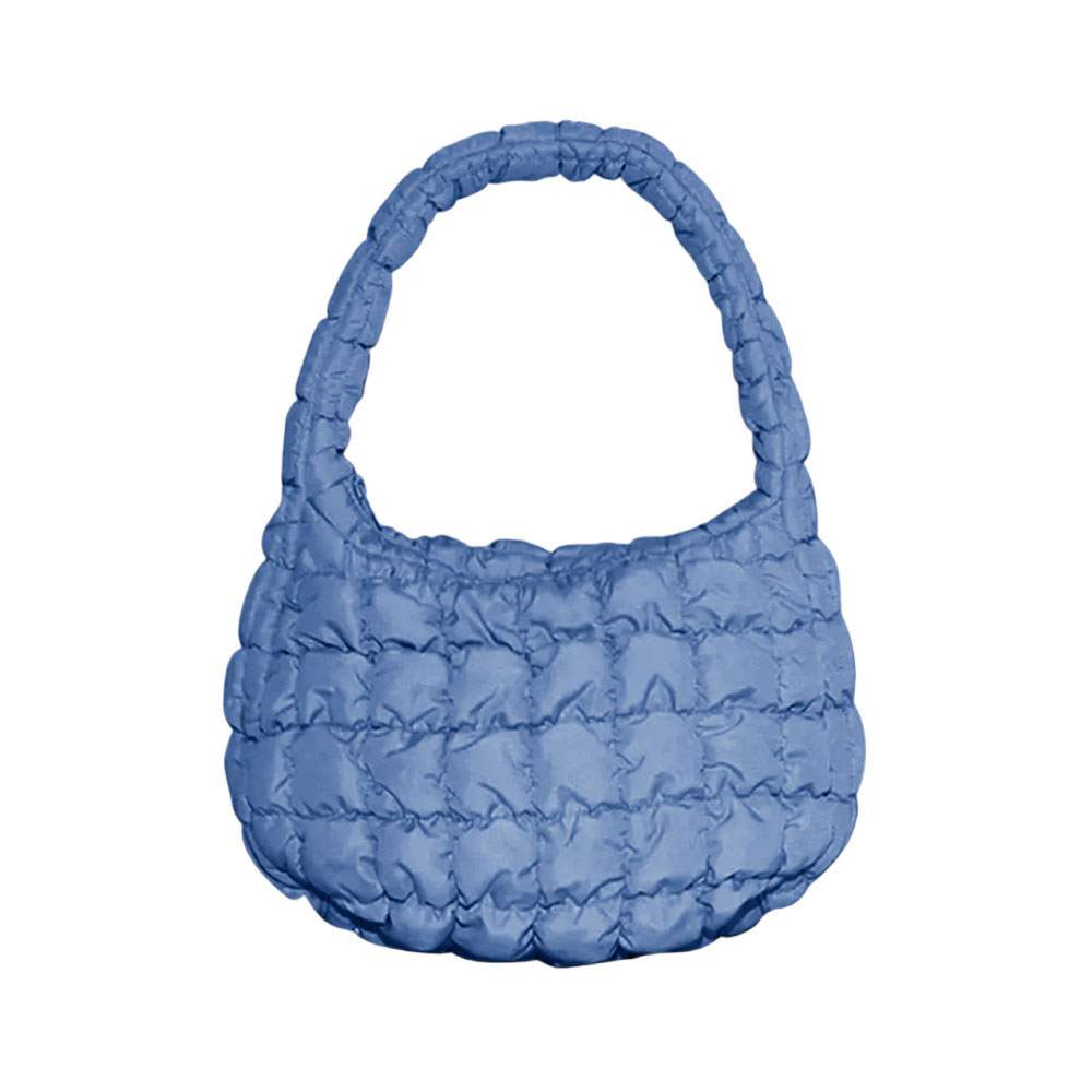 Quilted Puffer Tote Shoulder Bag - Madeline Love - Flyclothing LLC