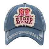 Rodeo Mama Message Western Boots Vintage Baseball Cap - Madeline Love - Flyclothing LLC
