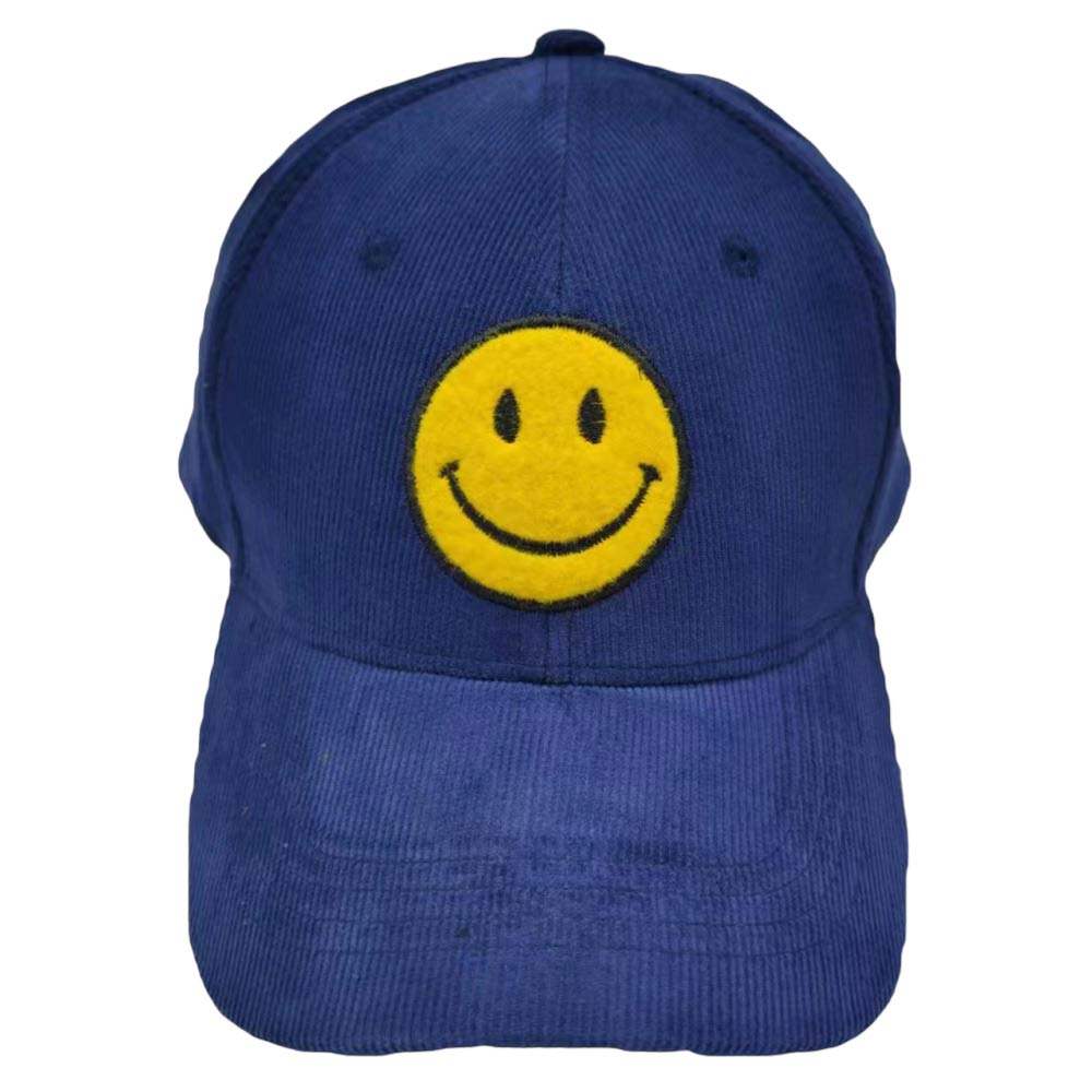 Smile Pointed Corduroy Baseball Cap - Madeline Love - Flyclothing LLC