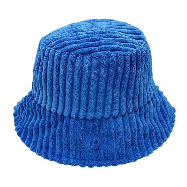 Solid Corduroy Bucket Hat - Madeline Love - Flyclothing LLC