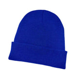 Solid Knit Beanie Hat - Madeline Love - Flyclothing LLC