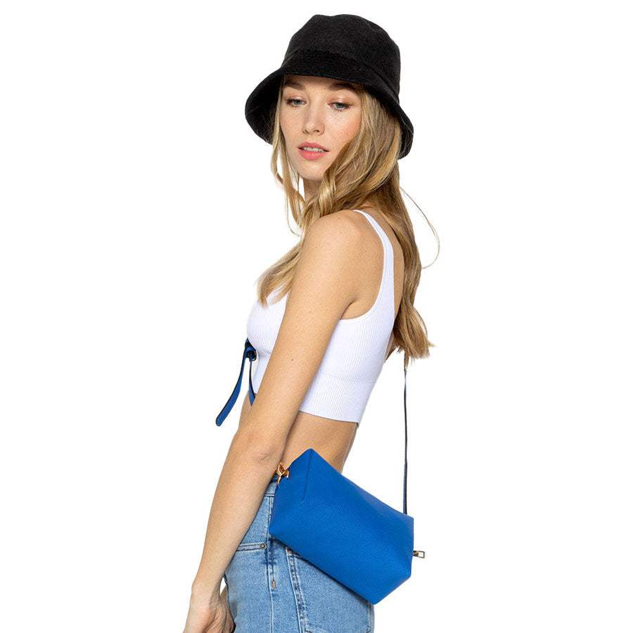 Solid Mini Crossbody Bag - Madeline Love - Flyclothing LLC