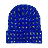 Studded Solid Knit Beanie Hat - Madeline Love - Flyclothing LLC