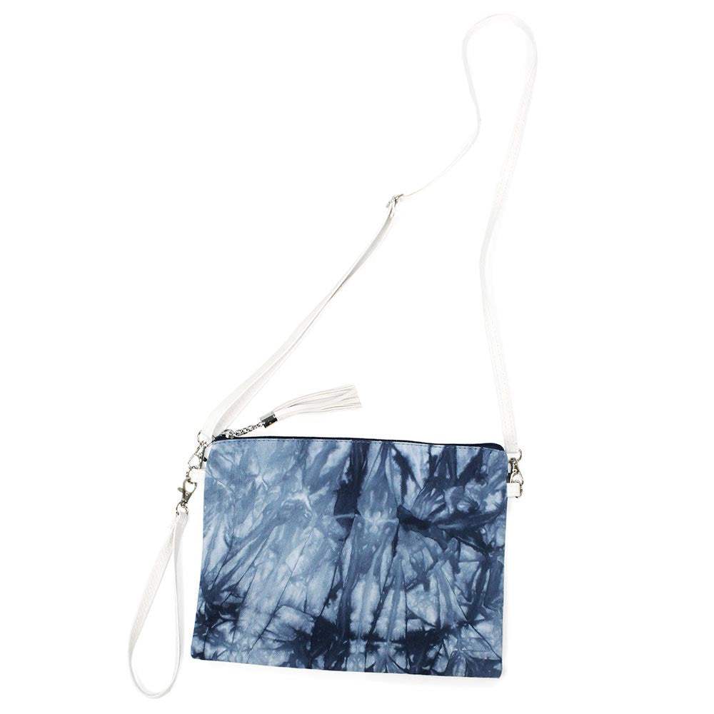 Tie Dye Wristlet Clutch Crossbody Bag - Madeline Love - Flyclothing LLC