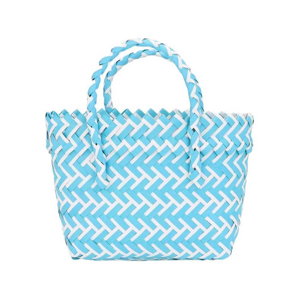 Woven Basket Mini Micro Tote Bag - Madeline Love - Flyclothing LLC