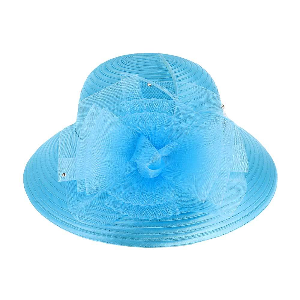 Mesh Bow Dressy Hat - Madeline Love - Flyclothing LLC