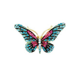 Crystal Pave Butterfly Stretch Ring - Madeline Love - Flyclothing LLC