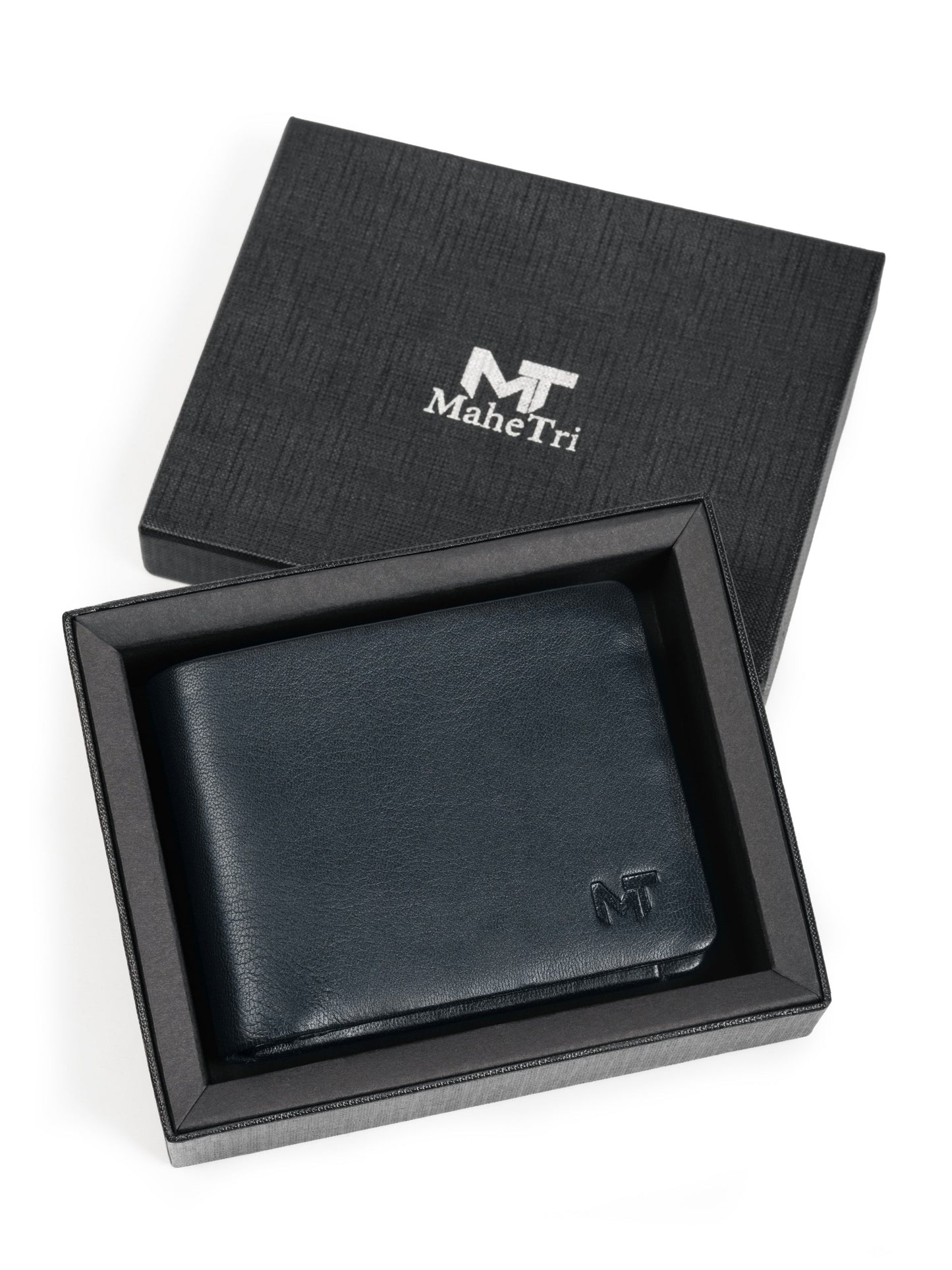 Blue Duke Bifold Wallet - Classy Leather Bags - Flyclothing LLC