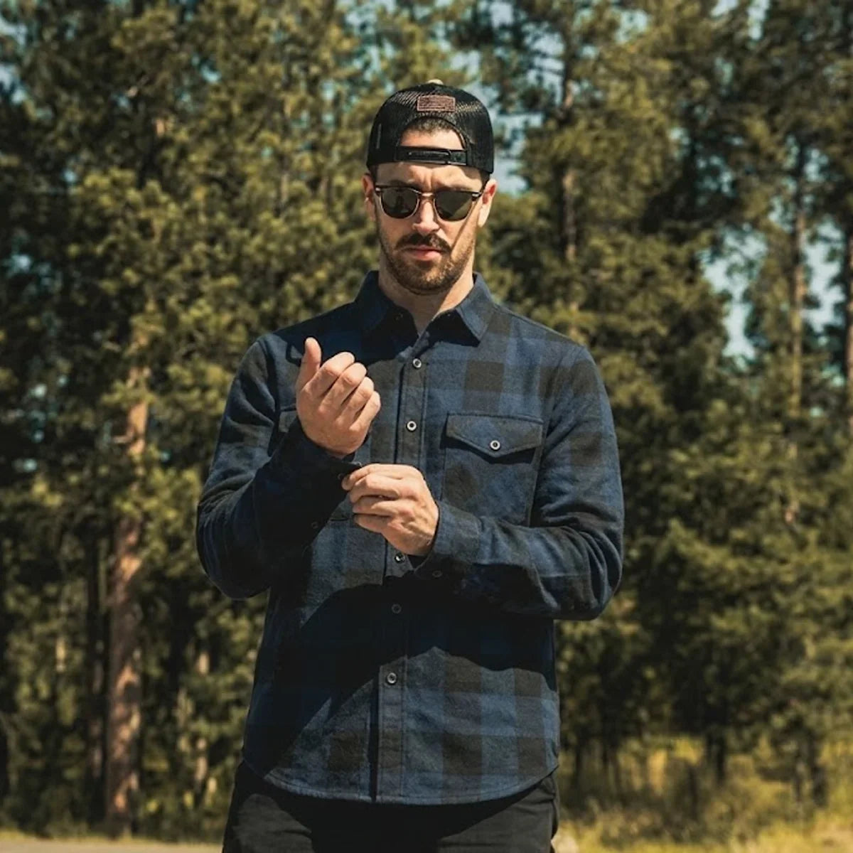Grey Ghost Men's Plaid Flannel Shirt - Whet Blu NYC - Flyclothing LLC