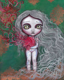 Black Market Art Company Blue China Print