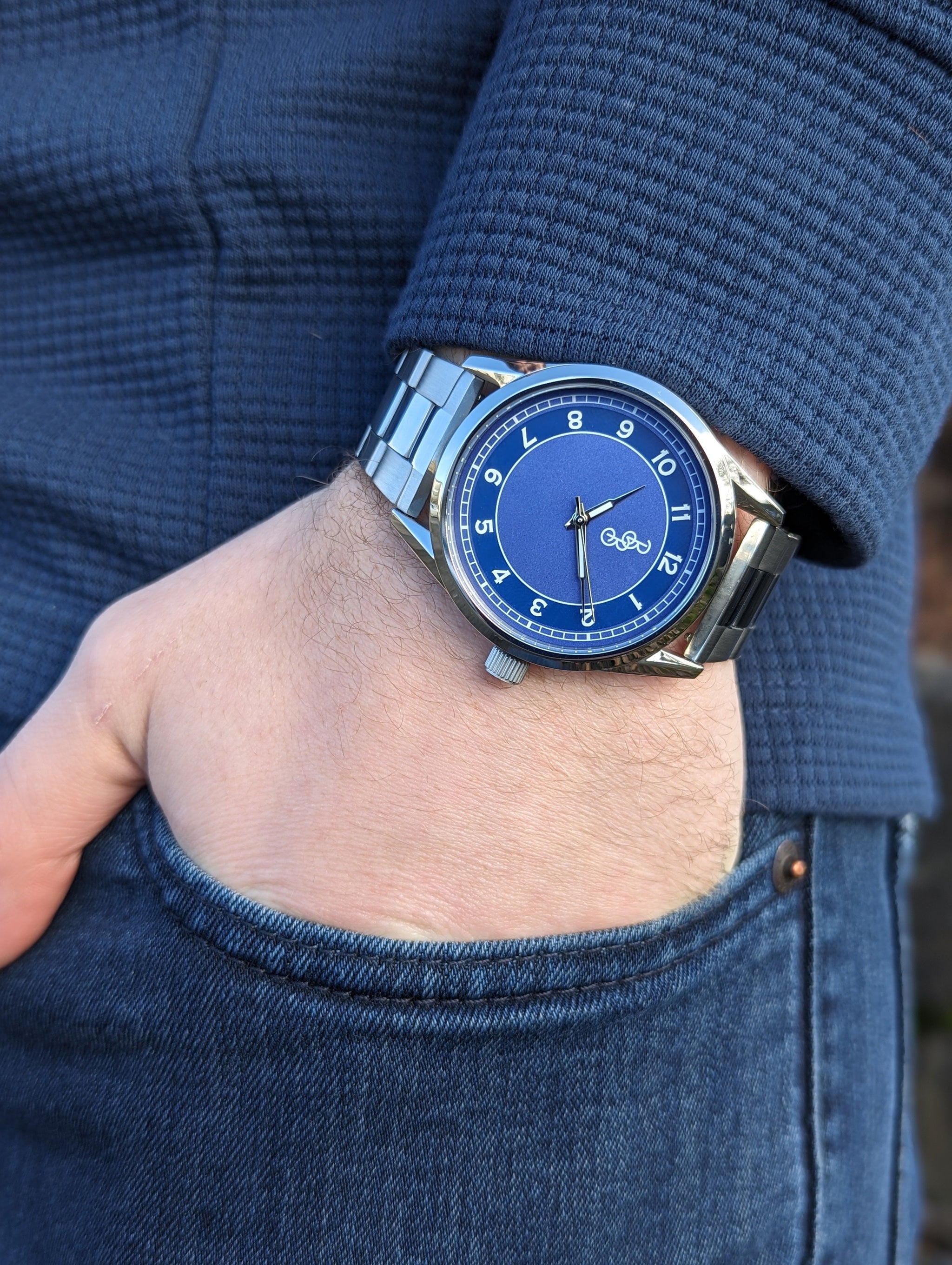 Blue Classic Watch - The Beyond Boring Watch Company - Flyclothing LLC