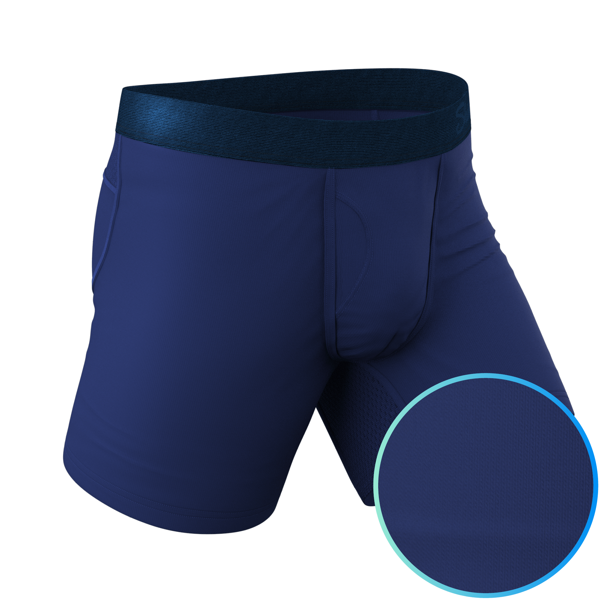 The Big Blue | Navy paradICE™ Cooling Ball Hammock® Underwear - Shinesty