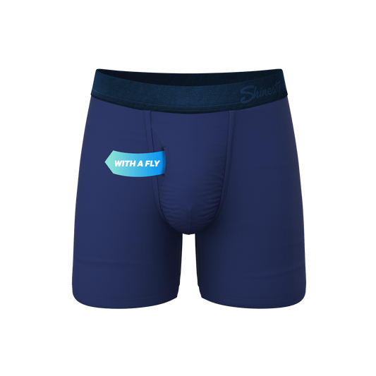 The Big Blue | Navy paradICE™ Cooling Ball Hammock® Underwear - Shinesty