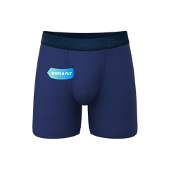 The Big Blue | Navy paradICE™ Cooling Ball Hammock® Underwear - Shinesty