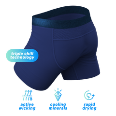 The Big Blue | Navy paradICE™ Cooling Ball Hammock® Underwear - Shinesty