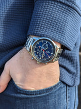 Blue Sport Chronograph - The Beyond Boring Watch Company - Flyclothing LLC