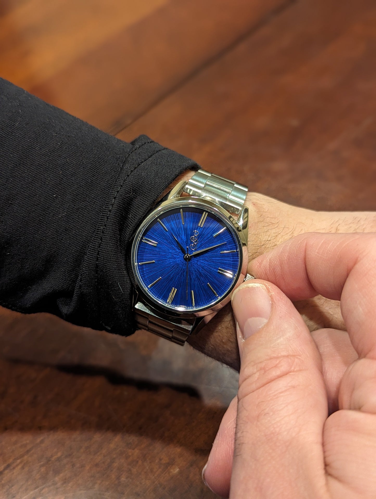 Blue Sunburst Watch - The Beyond Boring Watch Company - Flyclothing LLC
