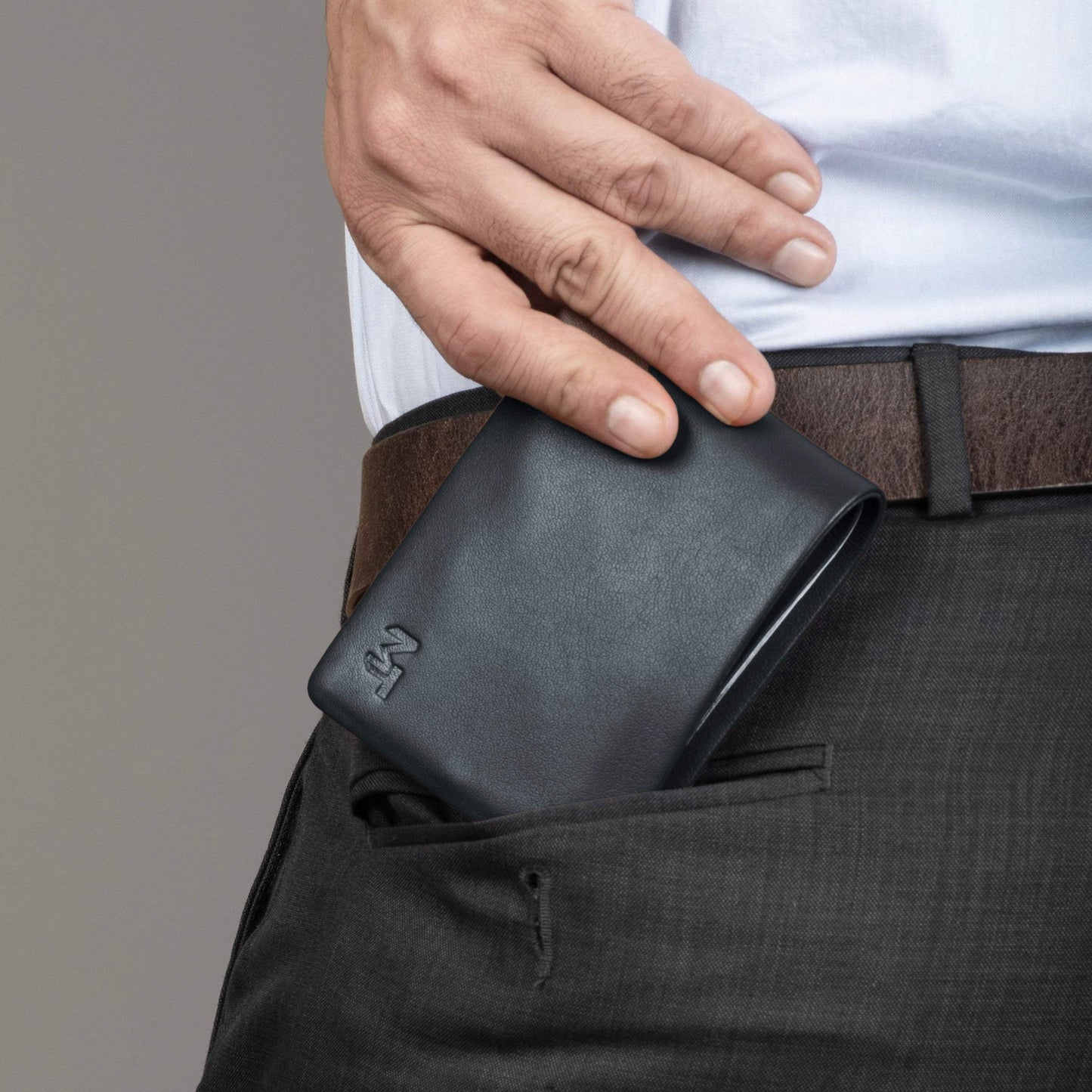 Blue Kodiak Billfold - Classy Leather Bags - Flyclothing LLC