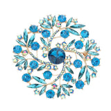 Pearl Rhinestone Embellished Flower Vine Brooch - Madeline Love - Flyclothing LLC
