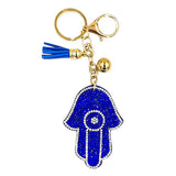 Bling Evil Eye Tassel Bag Charm - Madeline Love - Flyclothing LLC