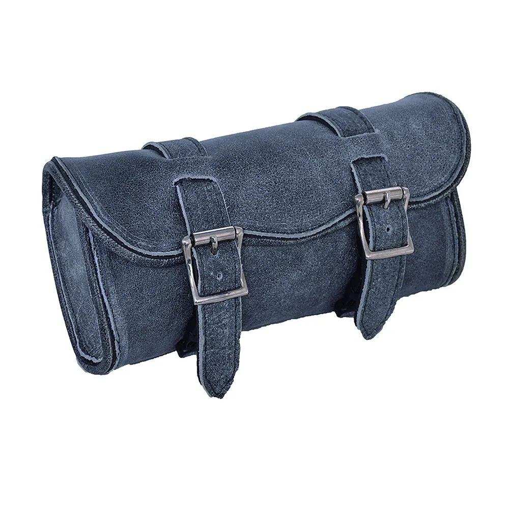 Medium Shade Grey - Leather Tool Bag - Unik Just for Bikers - Flyclothing LLC