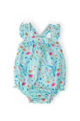Bluebell Breeze Ruffle Cross Back Romper - Mila & Rose ® - Flyclothing LLC