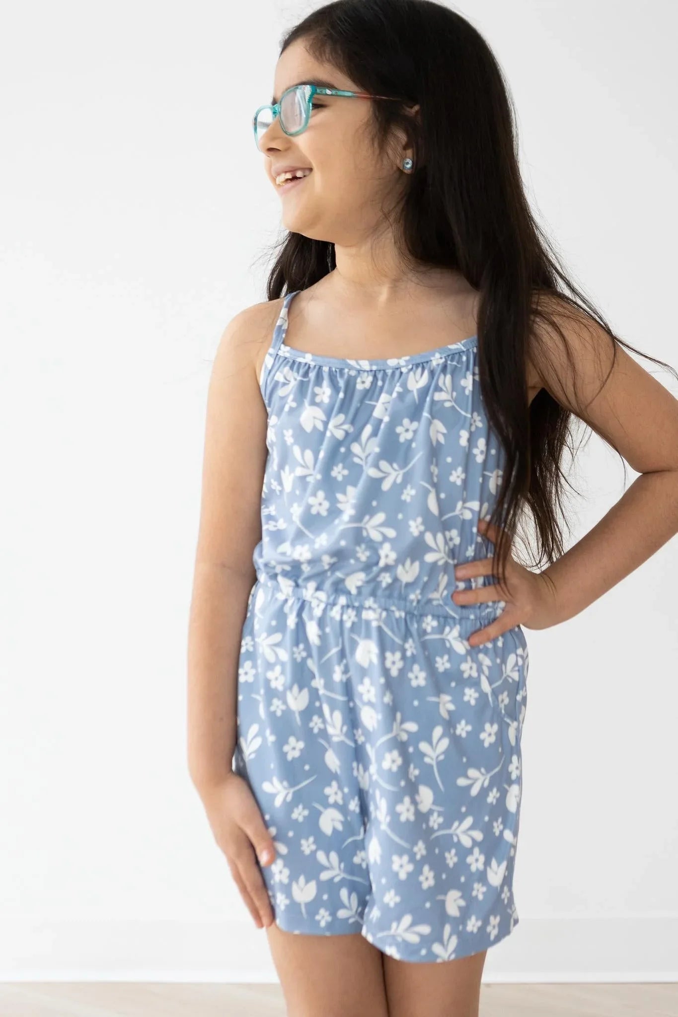 Bluebell Strappy Play Romper - Mila & Rose ® - Flyclothing LLC