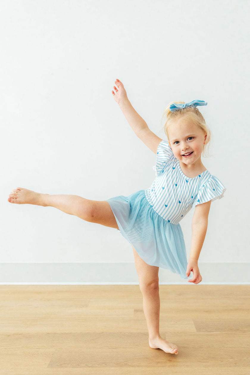 Blueberry Kisses S/S Twirl Leotard - Mila & Rose ® - Flyclothing LLC