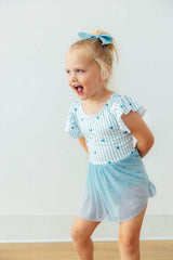 Blueberry Kisses S/S Twirl Leotard - Mila & Rose ® - Flyclothing LLC