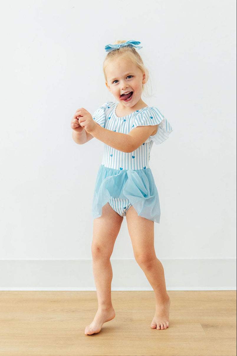 Blueberry Kisses S/S Twirl Leotard - Mila & Rose ® - Flyclothing LLC