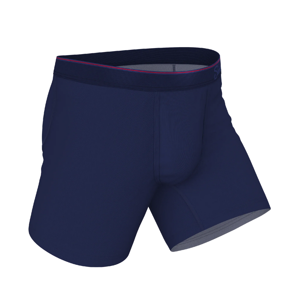 The Blueberry Pie | Red Tip Navy Ball Hammock® Pouch Underwear - Shinesty - Flyclothing LLC