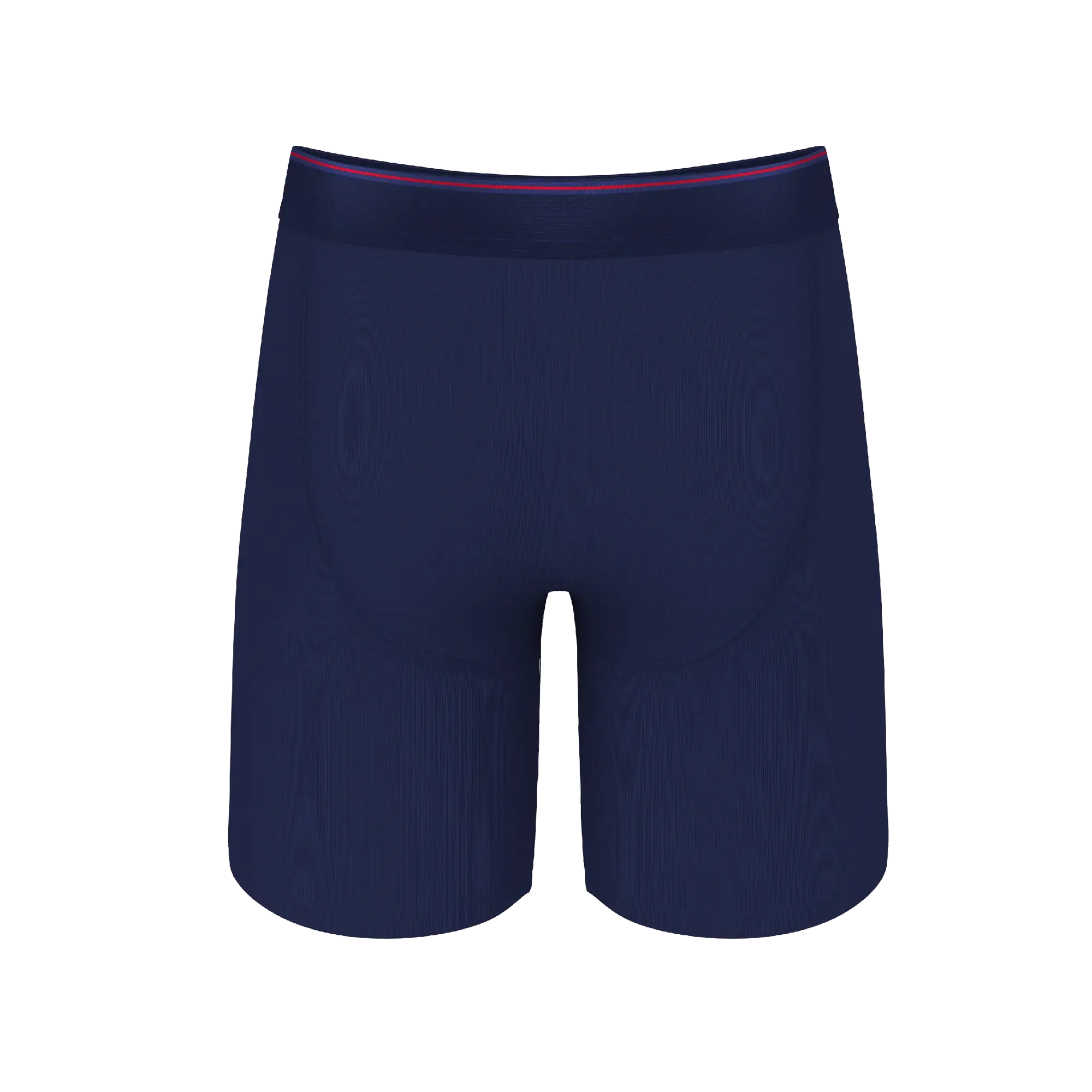 The Blueberry Pie | Red Tip Navy Long Leg Ball Hammock® Pouch Underwear With Fly - Shinesty - Flyclothing LLC