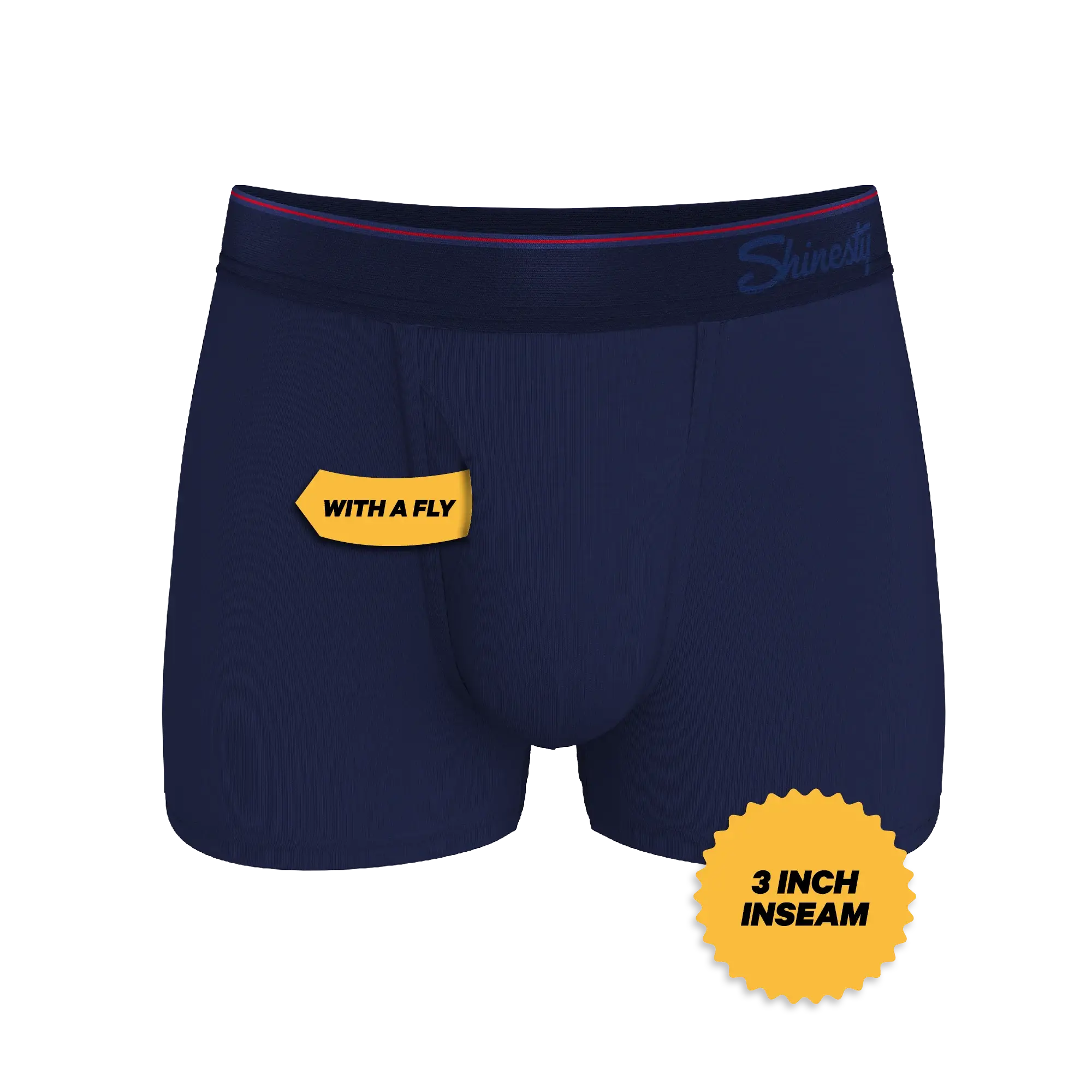 The Blueberry Pie | Red Tip Navy Ball Hammock® Pouch Trunks Underwear - Shinesty - Flyclothing LLC