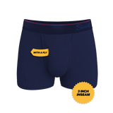 The Blueberry Pie | Red Tip Navy Ball Hammock® Pouch Trunks Underwear - Shinesty - Flyclothing LLC