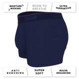 The Blueberry Pie | Red Tip Navy Ball Hammock® Pouch Trunks Underwear - Shinesty - Flyclothing LLC