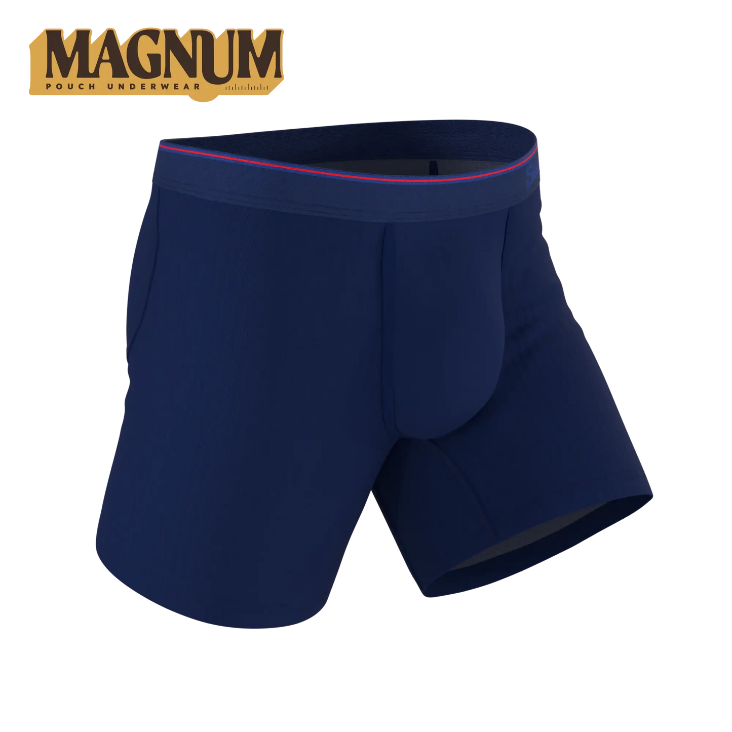 The Blueberry Pie | Red Tip Navy Ball Hammock® Magnum Big Pouch Underwear - Shinesty - Flyclothing LLC