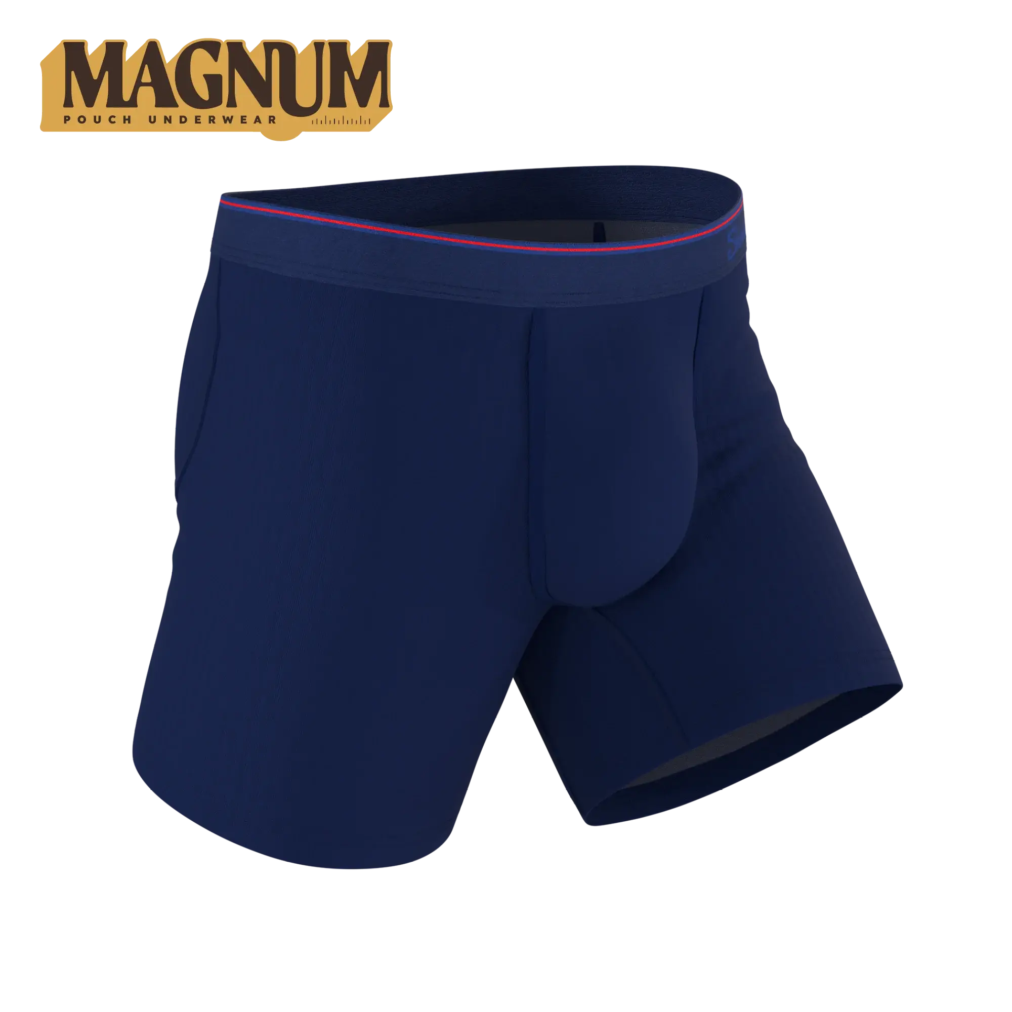 The Blueberry Pie | Red Tip Navy Ball Hammock® Magnum Big Pouch Underwear - Shinesty - Flyclothing LLC